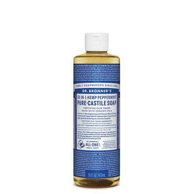 Dr. Bronner's Pure-Castile Soap Liquid Peppermint 473